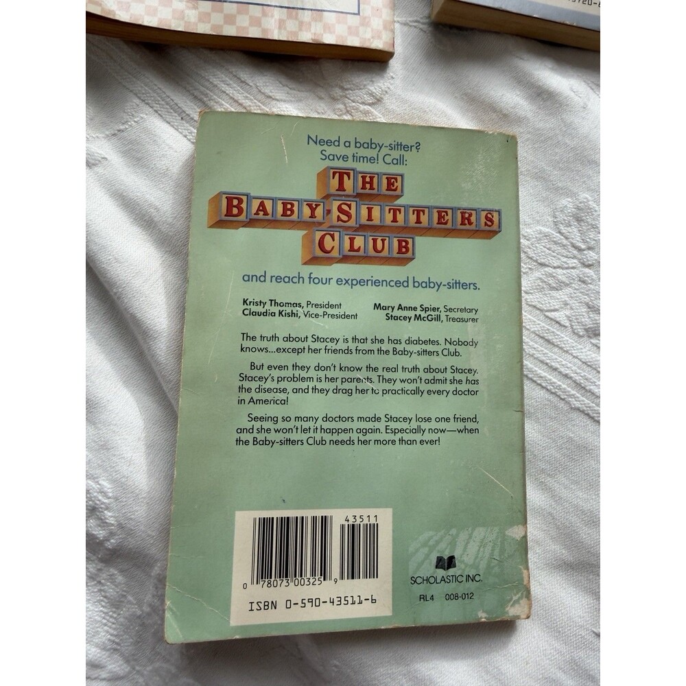 Baby-Sitters Club Book Lot of 5 Ann M. Martin Vintage Scholastic Paperbacks - Picture 8 of 12